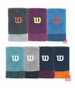 Wilson Extra Wide Wristband India Ink/bl
