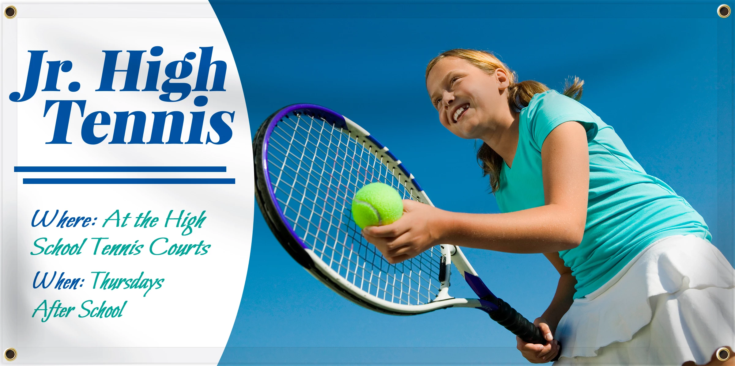 Tennis Shop -Tennis Shop Tennis Jr High Tennis 4x8in 300dpi AR