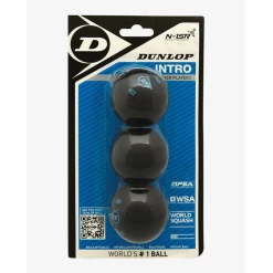 Dunlop Intro 3 Pack – Squash Balls