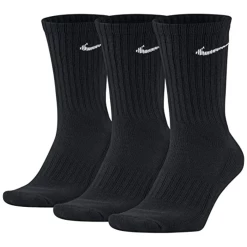 Nike Cushioned Crew Socks X3 Black