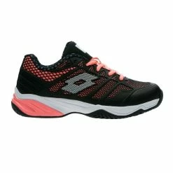 Lotto Viper Ultra Blk/Ros Neo – Junior Tennis Shoe