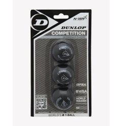 Dunlop Competition 3 Pack – Squash Balls