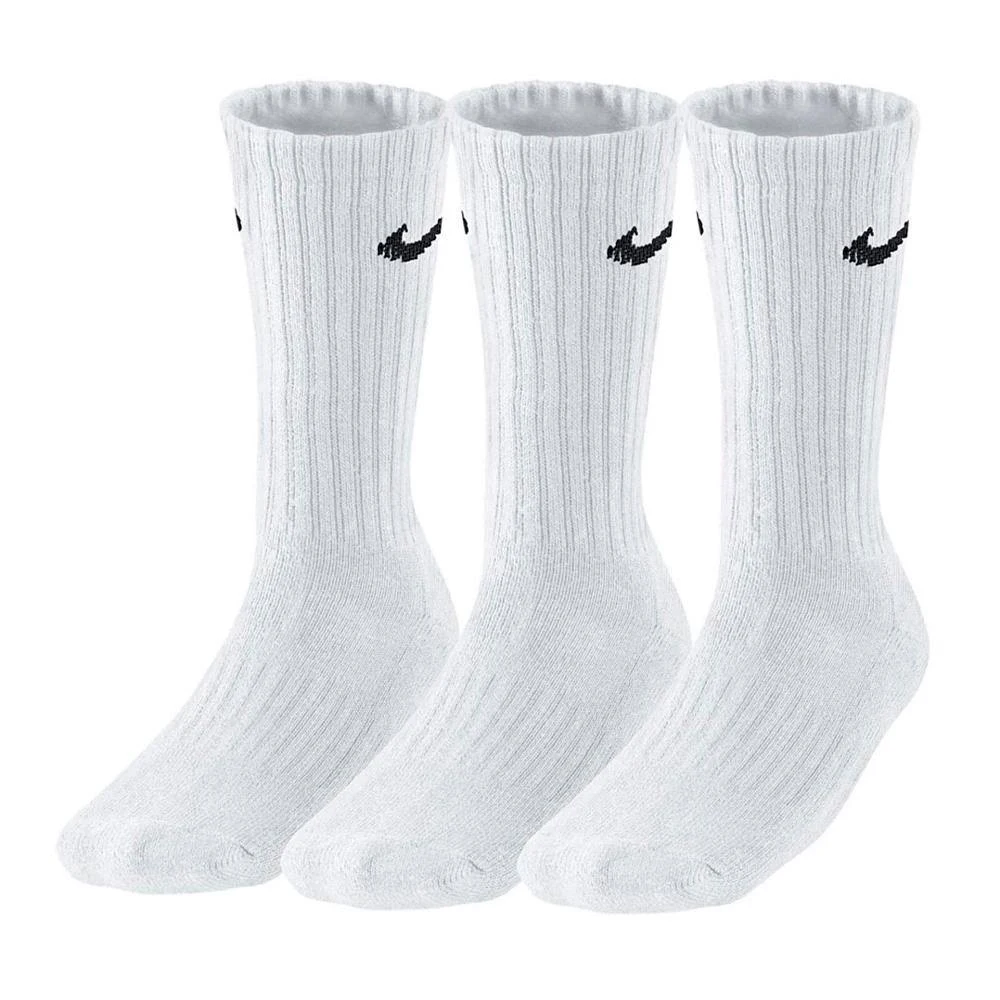 Nike Cushioned Crew Socks X3 White 1 Nike Cushioned Crew Socks X3 White